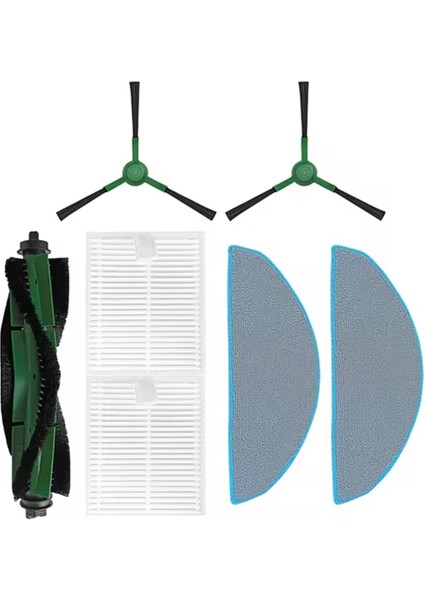 Irobot Roomba Combo Essential /vac Essential Robot Süpürge Parçaları Ana Yan Fırça Hepa Filtre Paspas Aksesuarları (Yurt Dışından)