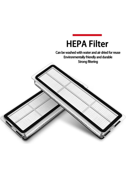 Xiaomi Robot Süpürge S20+ / S10 Plus / S10+ / B108GL / B105 / B108CN B113CN Ana Yan Fırça Paspas Filtresi Için Aksesuar Kiti (Yurt Dışından) indirimleri