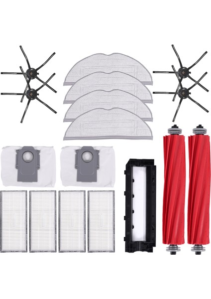 Xiaomi Roborock S7 Maxv / S7 Maxv Plus / S7 Maxv Ultra / G10S/G10S Pro Robot Süpürge Parçaları Için 17 Adet (Yurt Dışından) modelleri