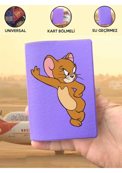 Tüm Ülke Pasaportlarına Uyumlu Jerry Mor Vinleks Pasaport Kılıfı Kabı fırsatları