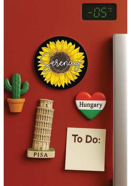 Kişiye Özel Isim Yazılı Dekoratif Buzdolabı Ofis Ev Magneti Magnet Büyük Jumbo Boy Dizayn3