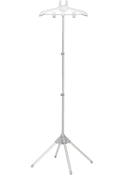 Ekran Stand Giysileri Askı Giysi Katlanabilir Tripod Buharlı Raf Kumaşları Demir Asma Stand Giysileri Kurutma Rafı Gri (Yurt Dışından)