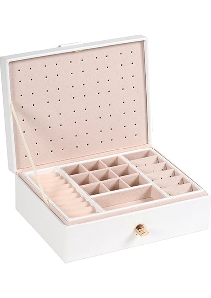 Takı Kutuları Organizatör Saplama Küpe Organizatör Kadınlar Kız Erkek Kolye Tutucu Organizatör Bilezik Depolama Kılıfı C (Yurt Dışından)