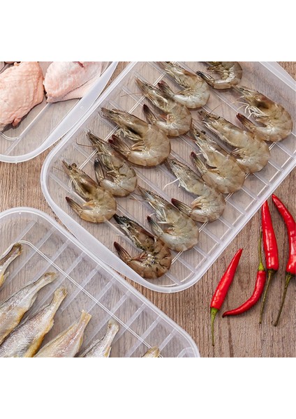 6 Adet Pastırma Kaleci, Kaplı Et Tasarrufu Kabı, Hava Geçirmez Soğuk Kesim Peynir Kabı Buzdolabı Saklama Kutusu (Yurt Dışından)