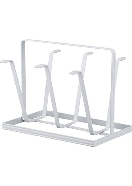 Ferforje Tahliye Kupası Tutucu Cam Şişe Kurutma Raf Kahve Barı Organizatör Cam Kurutma Stand Standı Kurutma Tutucu-B (Yurt Dışından)