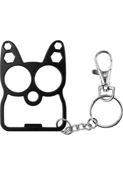 1pcs Kedi Kulağı Anahtarlık Şişe Açıcı Çok Fonksiyonlu Kedi Anahtar Zinciri Şişe Açıcı ve Altıgon Anahtarı Kullanılabilir (Yurt Dışından)
