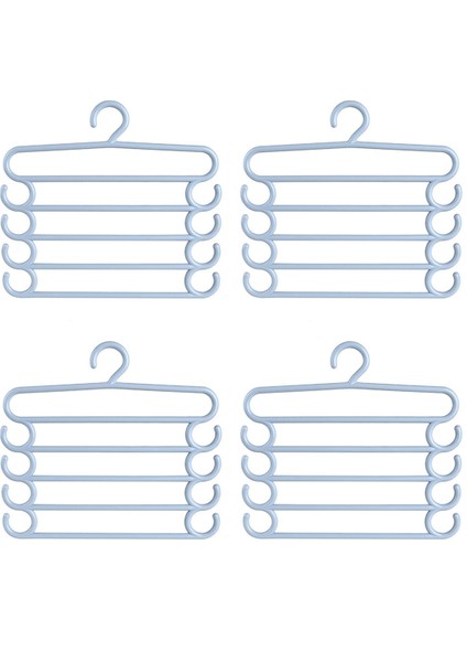 Pantolon Raf Çok Fonksiyonlu Evde Tasarruf Uzay Çok Katlı Pantolon Pantolon Pantolon Dolap Renk Giysileri Peg 5 Katmanlar D (Yurt Dışından)