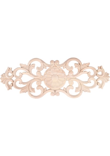 Kauçuk Ahşap Oyma Aplike Retro Mobilya El Sanatları Dekor Yeni (40*15CM) (Yurt Dışından)