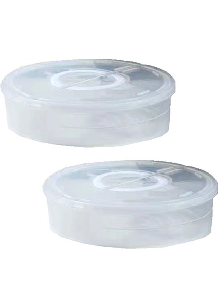 Kapaklı Plastik Pasta Kutusu Taze Tutma Kutusu Pasta Kutusu Taşıma Için Uygun Tutamaklı Pasta Kutusu (Yurt Dışından)
