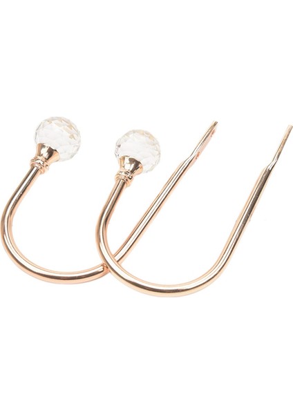 C Metal U Şekilli Prangalar Pencere Aksesuarları Perde Bekletme Duvar Kravat Arkalar Kancalar Askı Ev Aksesuarları (Yurt Dışından)