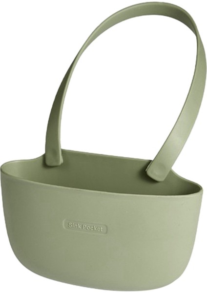 Yeşil Mutfak Lavabo Sünger Sabun Tutucu Banyo Drenaj Tahliye Su Sepeti Depolama Kurutma Raf Aksesuarlar Organizatör (Yurt Dışından)