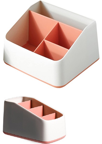 Masaüstü Depolama Kutusu Destekleyici Organizatör Çok Fonksiyonlu Masa Organizatör Ofis Kırtasiyesi Kırmızı (Yurt Dışından)