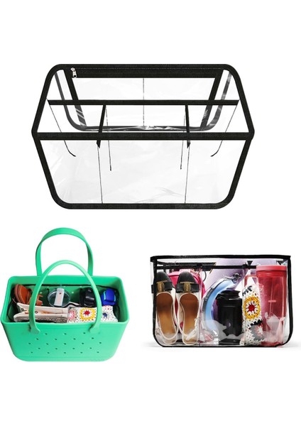Bogg Çantası Için Uygun Bogg Çanta Depolama Çantası Için Orijinal Erişimler Için Clear Beach Bag Organizatörü Çantanızı Düzenleyen Bogg Çantası Için Uygun (Yurt Dışından)
