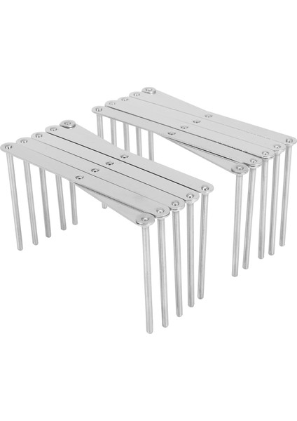 2 Paket Uzatılabilir Pot Kapağı Tutucular Çok Amaçlı Buharlı Raf Tavan Tavanları Tutucu Esnek Plaka Organizatör Mutfak Bakeware Kesme Tahtası Kurutma Rafı Kabine Kiler (2pcs) (Yurt Dışından)