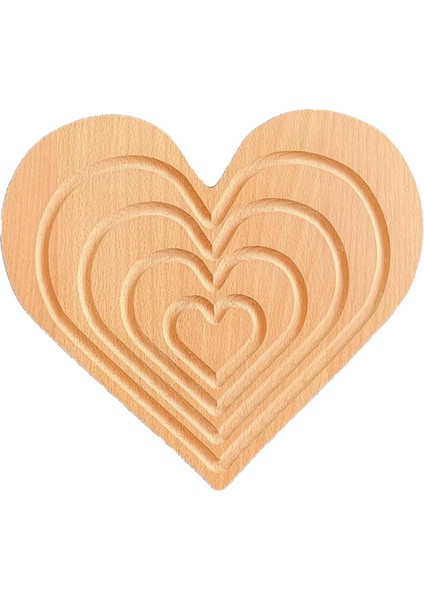 Kalp Tepsisi Süsleme Ahşap Tepsi Kek Tepsisi Kahve Ekmek Tabak Çiftlik Evi Dekorasyon (Yurt Dışından)