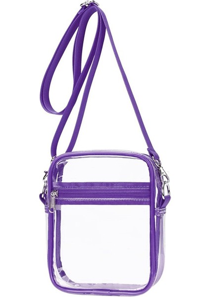 Clear Bag Stadyumu Onaylı, Açık Omuz Kayışı ile Açık Omuz Kayışı ile Açık Omuz Kayışı, Mor (Yurt Dışından)