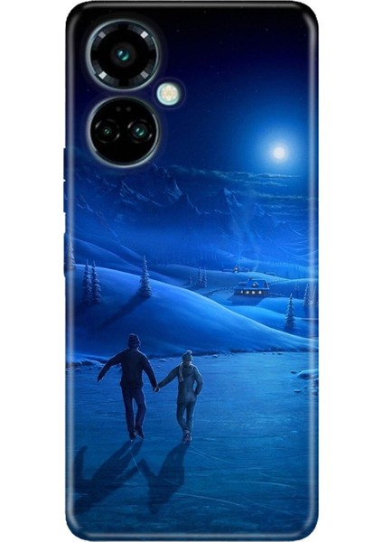 Tecno Camon 19 Pro Kılıf Modern Tasarım Silikon Desenli Cold Love