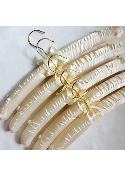 10 Pcs Kaymaz Askı Beyaz Askılar Kazak Askılar Etek Askılar Kadınlar Için Yastıklı Askılar Giyim Köpük Ceket Askı (Yurt Dışından)