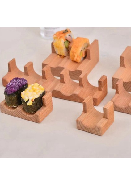 Ahşap Suşi Tacos Sahibi Taco Stant Servis Raf Bölücü Taco Raf Tepsi Tabakları Ev Restoran Yemek Partisi Için (Yurt Dışından) indirimleri