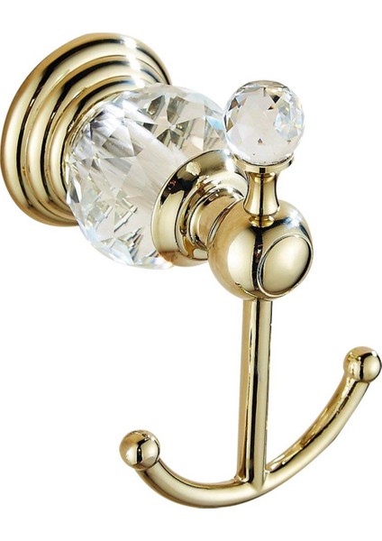 Kristal Havlu Kancası, Altın Bornoz Kancaları, Banyo El Havlu Duvar Askı Kıyafetleri Dolap Duvarı Monte Mutfak (Yurt Dışından)