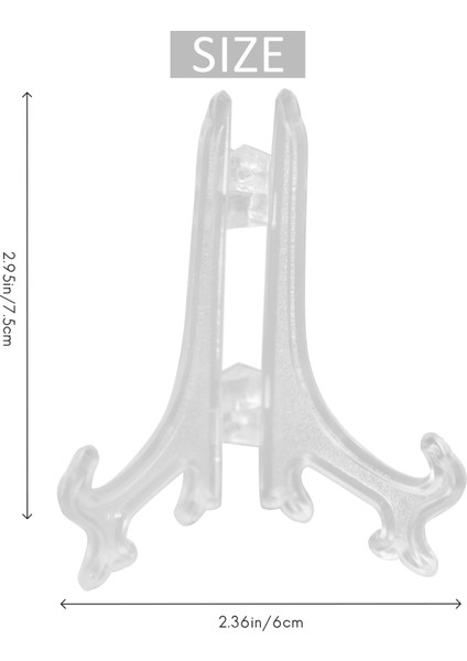 3 Inç Açık Plastik Standı Kurabiye Tutucu Ekran Standı Yer Kartı Tutucu Ekran Düğünlerde Şövalye, Doğum Günü Partisi (24 Paket) (Yurt Dışından) fırsatları