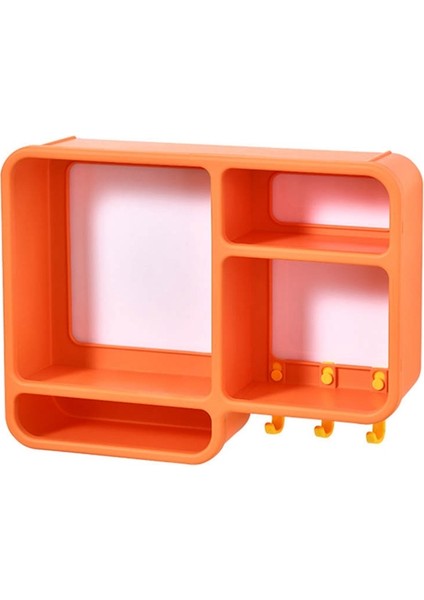 Banyo Duş Duvarı Montajı Yok Yüz Yıkama Krem Cilt Bakımı Washbasin Depolama Rafı, D Sondaj Çok Yönlü Depolama Rafı, D (Yurt Dışından)