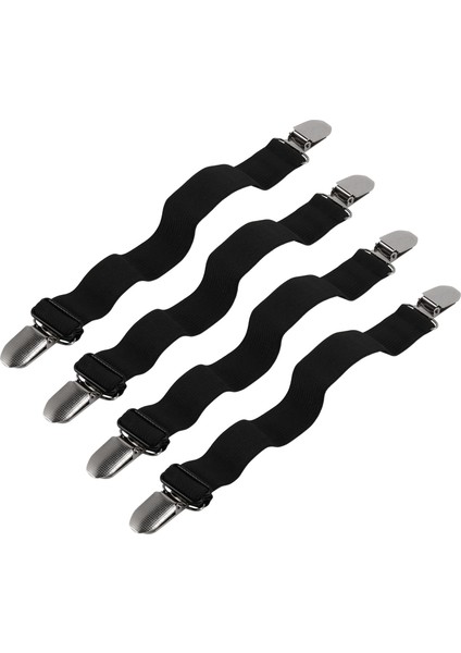 Yatak Tabakası Tutucu Kayışları, Köşe Tabakası Klipsleri, Elastik Ayarlanabilir Tabaka Bağlantı Elemanları Şilteler Için Tabaka Tutkunları (4pcs) (Yurt Dışından)