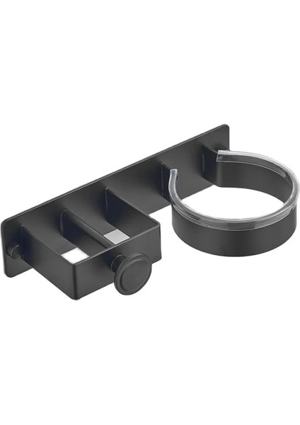 Saç Kurutucu Standı Duvara Monte Banyo Saç Düzleştirici Depolama Rafı Saç Araçları Depolama Rafı Banyo Saç Kurutma Makinesi Standı (Yurt Dışından)