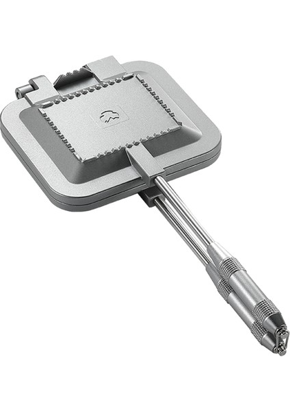 Açık Sandviç Pişirme Tavası Çift Taraflı Sandviç Fırın Makinesi Çok Işlevli Kamp Piknik Kahvaltı Kelepçe Tepsisi (Yurt Dışından)