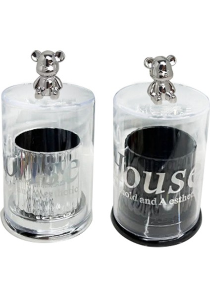 Ayı Kürdan Kutusu Pamuklu Swab Saklama Kutusu Kürdan Tutucu Konteyner Kürdan Dağıtıcı Mutfak Depolama Aletleri (Yurt Dışından)