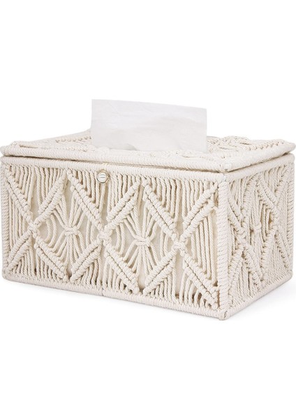 Doku Kutusu Kapak Dikdörtgeni, Kağıt Doku Tutucu Peçete Peçete Dokuları Organizatör, Şifoniyer Oturma Odası Ofisi Için Ev Dekorasyonu (Yurt Dışından)