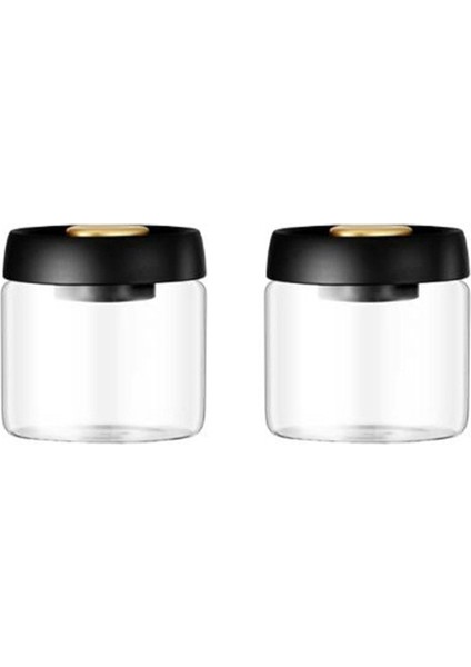 Kahve Çekirdekleri Cam Jar Ev Vakum Kapalı Tank Gıda Depolama Organizatör Ev Mutfak Konteynerleri 500ML (Yurt Dışından)