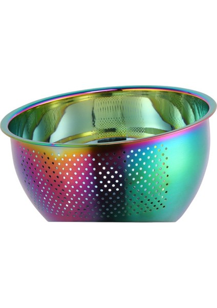 Pirinç Yıkama Kabı Paslanmaz Çelik Çok Yönlü 3-1 Arada Kevgir ve Pirinç Sebzeleri Için Yan Süzerlerle Mutfak Süzgeci (Yurt Dışından)