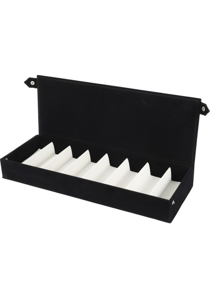 8 Yuva Gözlük Stand Tutucu Güneş Gözlüğü Gözlükleri Depolama Dava Kılıfı Tepsisi Depolama Kutusu Organizatör Unisex Siyah (Yurt Dışından)