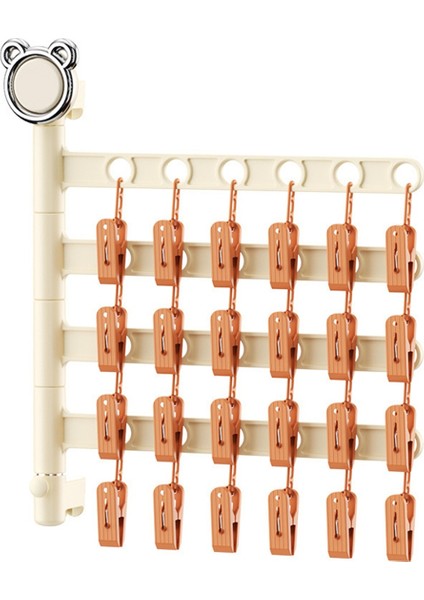 Çok Fonksiyonlu Kurutma Raf Çorapları Iç Çamaşırı Çamaşırhane Depolama Çoklu Tıkaç Duvara Monte Eser Balkon Katlama Rafı (Yurt Dışından)