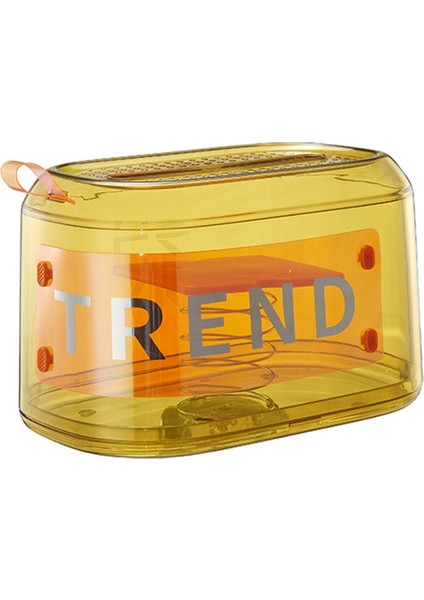 Otomatik Kaldırma Kağıt Kutu Masaüstü Plastik Karton Kağıt Peçete Depolama Rafı Restoran Sehpa Dekorasyon Sarı (Yurt Dışından)