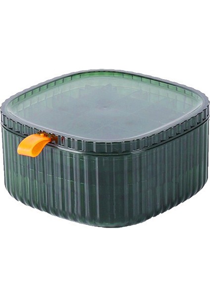 Küpe Organizatörü, Istiflenebilir 3 Katmanlı Kapaklı Temiz Takılar Kutuları, Saplama Küpe Organizatörü, Küpe Kutusu Ekran Tutucu C (Yurt Dışından)