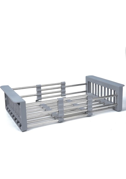 Bulaşık Boşluğu Genişletilebilir Mutfak Lavabo Kase Sepet Filtresi Çok Fonksiyonlu Mutfak Lavabo Yemek Rafı (Yurt Dışından)