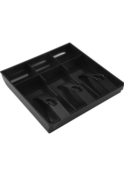 Para Nakit Madeni Para Kayıt Ekleme Tepsisi Ekleme Nahan Çekmece Depolama Kayıt Tepsi Kutusu Sınıflandırma Mağazası Siyah (Yurt Dışından)