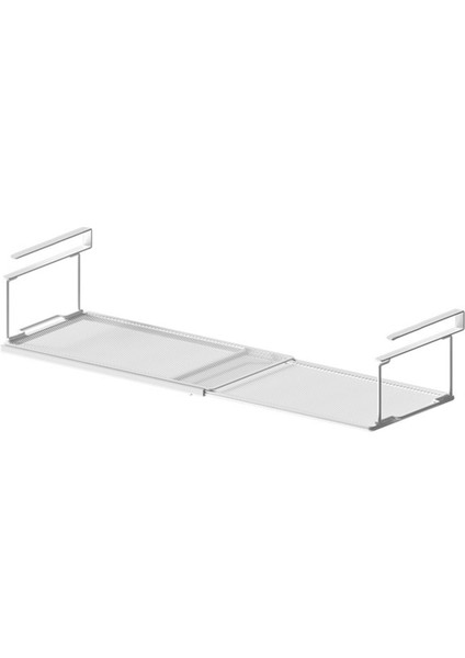 Teleskopik Ayakkabı Rafı Katmanlı Bölme Çerçevesi Dolap Evi Sonlandırma Depolama Rafı Taşınabilir Alan Tasarruf Beyaz (Yurt Dışından)