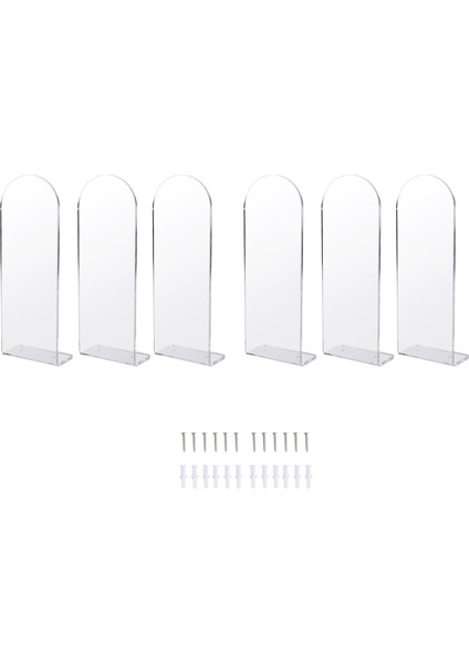 Yüzen Ayakkabı Ekran Standı - Duvar Için 6 Ayakkabı Rafı - Spor Ayakkabı Daritasyonu Ekran Ayakkabı Duvar Rafı (Yurt Dışından)