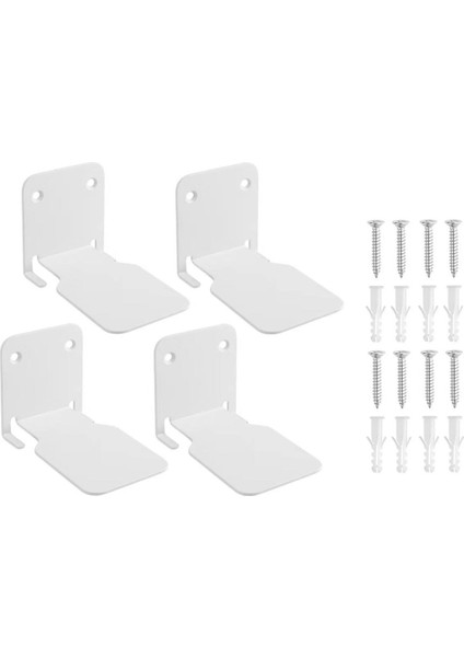 4pcs Görünmez Yüzer Kitap Yüzen Kitap Organizatör Duvar Kapalı Depolama Aksesuarları Kitaplar Için Metal Raflara Uygun, B (Yurt Dışından)