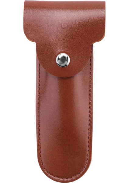 Razor Case Seyahat Tutucu Manuel Çift Kenar Emniyet Kıyafetleri Konteyner Pu Deri Çanta (Yurt Dışından)