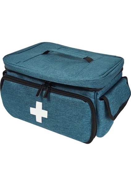 Medicine Depolama Çantası Boş Kilitlenebilir Hap Şişe Organizatör Portatif Fermuarlı Torbalar ile Ev Seyahati Için Ilaç Kutusu, Bir (Yurt Dışından)