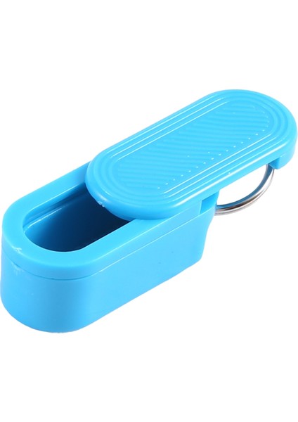 1pcs Keyfizli Anahtar Kompresör Ayrık Manyetik Slayt Mini Cep Hapı Dergisi Dergisi Taşınabilir Acil Durum Hapları Mavi (Yurt Dışından)