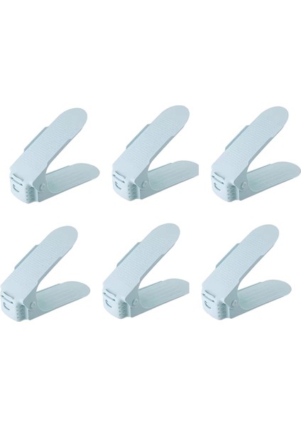 Ayarlanabilir Çift Katmanlı Ayakkabı Rafı Kalınlaştırılmış Alan Tasarruflu Ayakkabı Depolama Rafı Düz Dip Yüksek Topuklu Depolama Ayakkabı Rafı (Yurt Dışından)