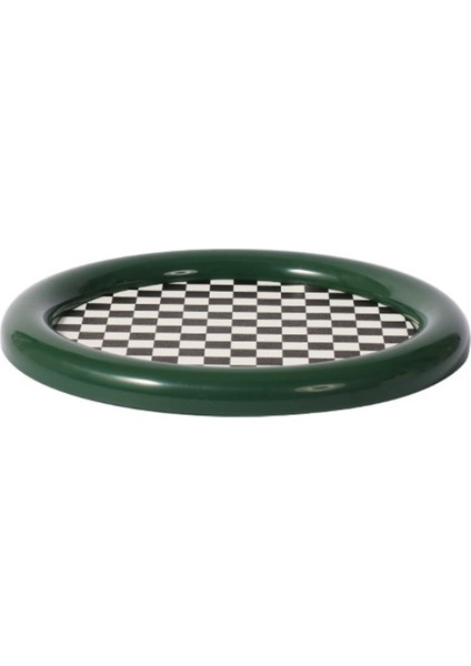 Banyo Rujlar Kozmetik Depolama Tepsisi Şık Izgara Mücevher Tepsisi Aromaterapi Tutucu Parti Içecekleri Servis Plakalar B-B (Yurt Dışından)