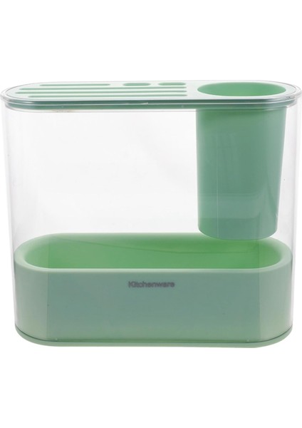 Mutfak Rafı Mutfak Gadget Tahliye Tutucu Kesici Tutucu Kesici Depolama Tutucu Kalem Kupası Mutfak Çatal Tutucu Organizatör (Yurt Dışından)