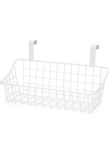 Sepet Kanca Izgara Depolama Sepeti Ile, Bir Kapının Arkasına Veya Korkuluk Üzerine, Dolap Kapısının Üzerine, Beyaz (Yurt Dışından)