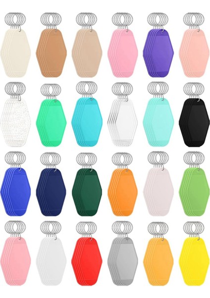 120 Pcs Boş Otel Anahtarları Toplu Vintage Motel Anahtarlıklar Süblimasyon Isı Transferi Dıy Anahtarlık Etiketleri (Yurt Dışından)